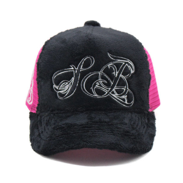 Trucker cap PINKKI MUSTA