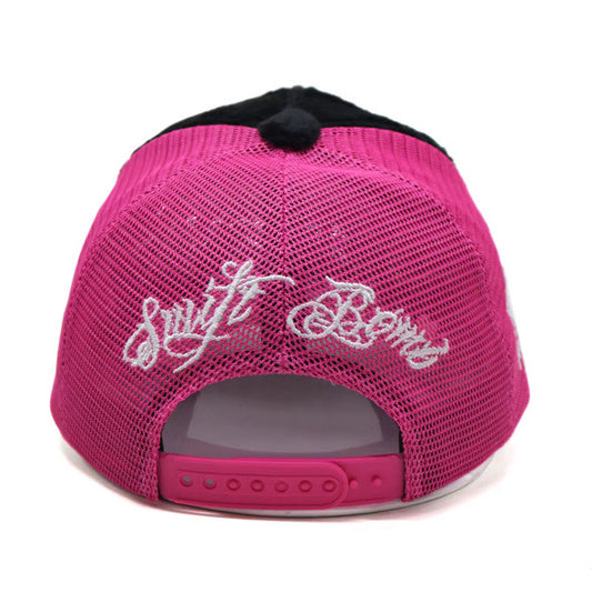 Trucker cap PINKKI MUSTA