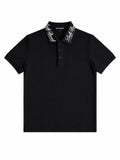 Swift Bomb Script Polo BLACK